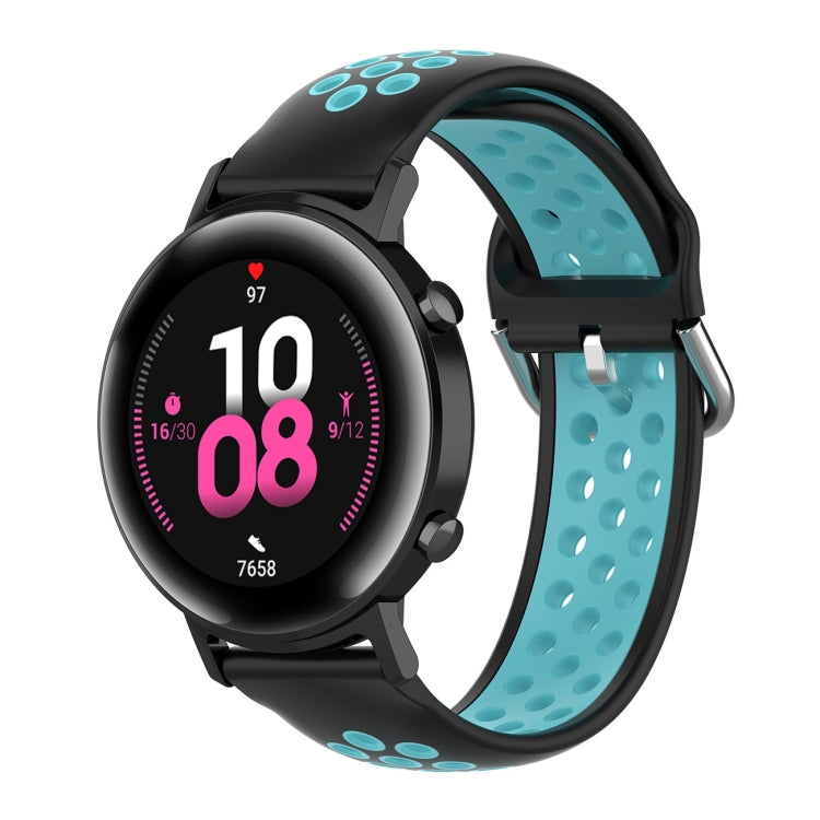 20mm Per Huami Amazfit GTS / Samsung Galaxy Watch Active 2 / Huawei Watch GT2 42MM Cinturino in silicone con fibbia interna moda