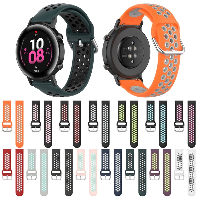 20mm Per Huami Amazfit GTS / Samsung Galaxy Watch Active 2 / Huawei Watch GT2 42MM Cinturino in silicone con fibbia interna moda