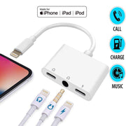 Adattatore 3 in 1 per iPhone e auricolari