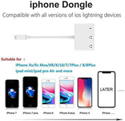 Adattatore 3 in 1 per iPhone e auricolari