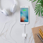 Adattatore 3 in 1 per iPhone e auricolari
