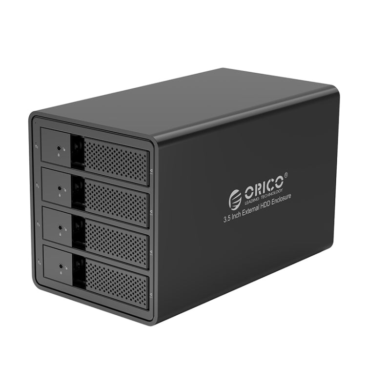 Custodia per disco rigido esterno da 3,5 pollici ORICO 9548RU3-BK con RAID