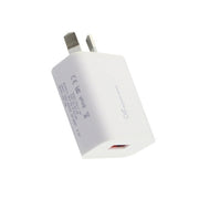 Caricatore con interfaccia USB singola QC 3.0 18 W 3 A, spina AU