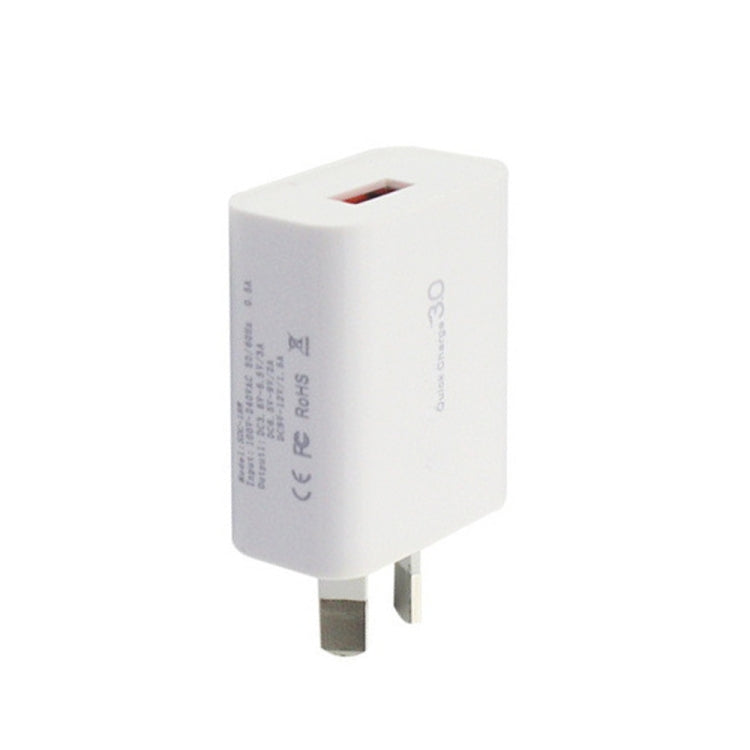 Caricatore USB QC 3.0 18W 3A con spina AU