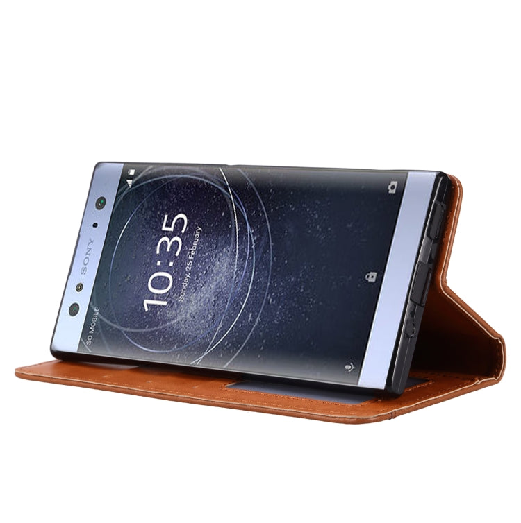 Knead Skin Texture Custodia orizzontale in pelle Flip per Sony Xperia XA2, con cornice per foto e supporto, slot per schede e portafoglio, For Xperia XA2