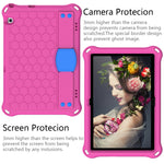 Design a nido d'ape Materiale EVA + PC Guscio protettivo piatto anticaduta a quattro angoli con cinturino, For Huawei MediaPad T5 10.1, For Huawei Media M5 Lite 8.4/M6 8.4