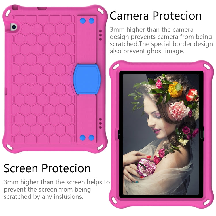 Design a nido d'ape Materiale EVA + PC Guscio protettivo piatto anticaduta a quattro angoli con cinturino, For Huawei MediaPad T5 10.1, For Huawei Media M5 Lite 8.4/M6 8.4