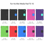Design a nido d'ape Materiale EVA + PC Guscio protettivo piatto anticaduta a quattro angoli con cinturino, For Huawei MediaPad T5 10.1, For Huawei Media M5 Lite 8.4/M6 8.4