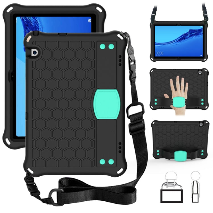 Design a nido d'ape Materiale EVA + PC Guscio protettivo piatto anticaduta a quattro angoli con cinturino, For Huawei MediaPad T5 10.1, For Huawei Media M5 Lite 8.4/M6 8.4