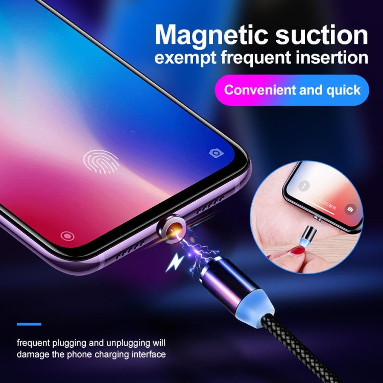 Cavo ricarica magnetico Micro USB 1 metro nylon intrecciato
