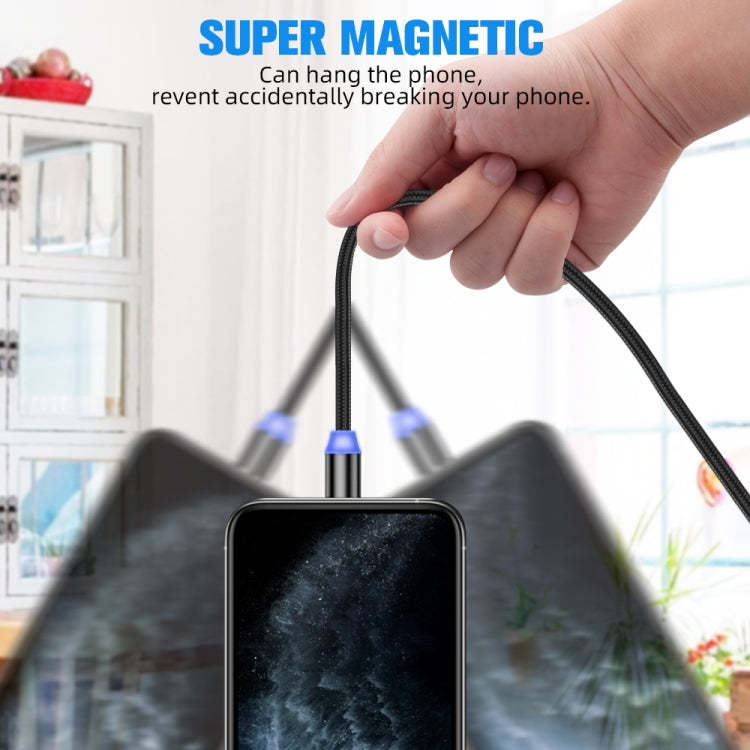 Cavo ricarica magnetico Micro USB 1 metro nylon intrecciato