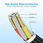 Cavo ricarica magnetico Micro USB 1 metro nylon intrecciato