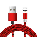 Cavo ricarica magnetico Micro USB 1 metro nylon intrecciato