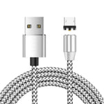 Cavo ricarica magnetico Micro USB 1 metro nylon intrecciato