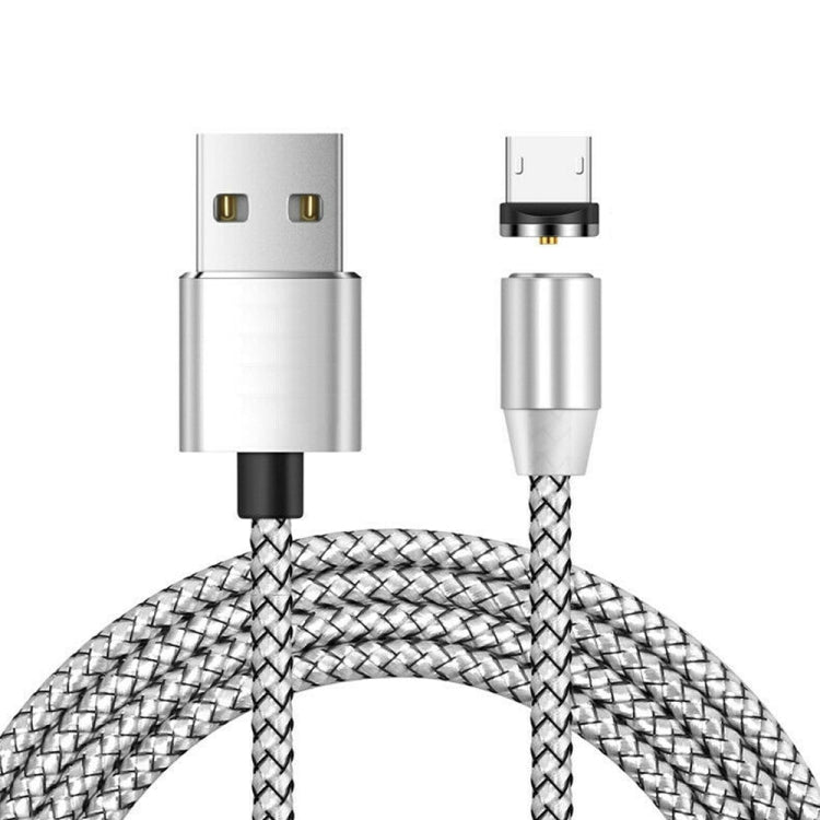 Cavo ricarica magnetico Micro USB 1 metro nylon intrecciato