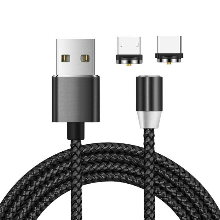 Cavo dati magnetico 2 in 1 Micro USB e USB-C 1 metro