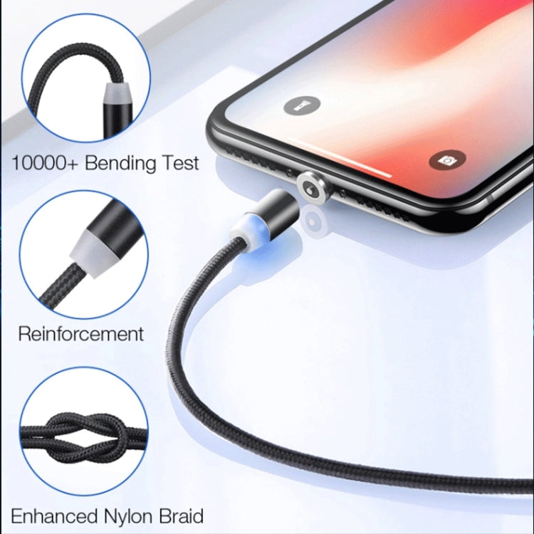 Cavo ricarica magnetico 3 in 1 USB a 8 pin/Type-C/micro USB 1 m