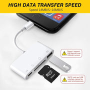 ZS-S1827 Adattatore 4 in 1 per iPhone