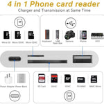 Adattatore 4 in 1 con porta 8 pin per iPhone iOS