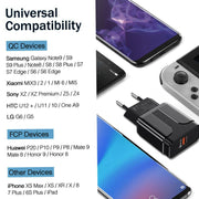 Caricatore di ricarica rapido universale per porta USB portatile QC3.0 da 18 W, spina americana, US Plug