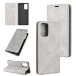 Per Samsung Galaxy Note20 Custodia in pelle con ventosa magnetica da lavoro retro-skin con supporto, slot per carte e portafoglio, For Samsung Galaxy Note20
