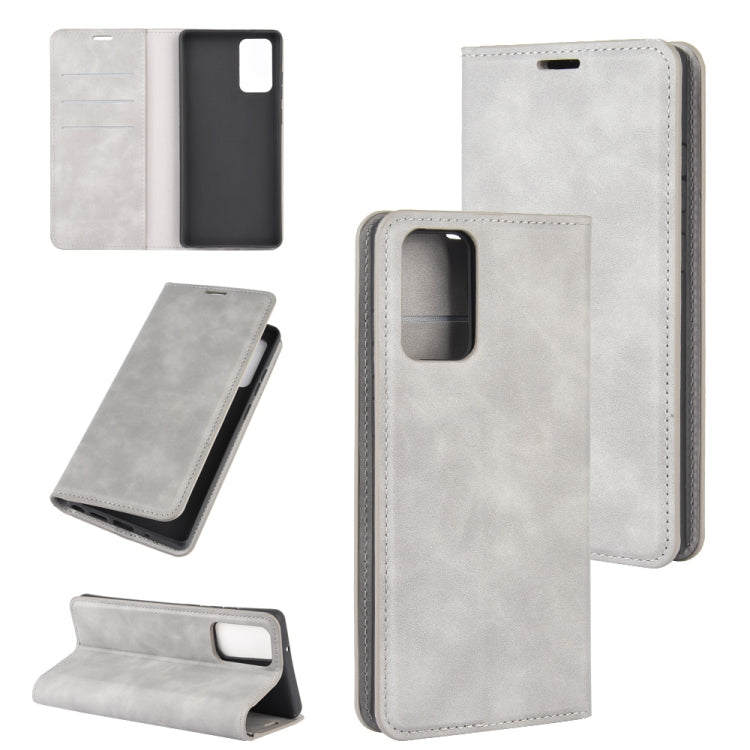 Per Samsung Galaxy Note20 Custodia in pelle con ventosa magnetica da lavoro retro-skin con supporto, slot per carte e portafoglio, For Samsung Galaxy Note20