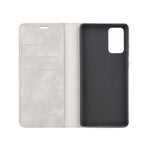 Per Samsung Galaxy Note20 Custodia in pelle con ventosa magnetica da lavoro retro-skin con supporto, slot per carte e portafoglio, For Samsung Galaxy Note20