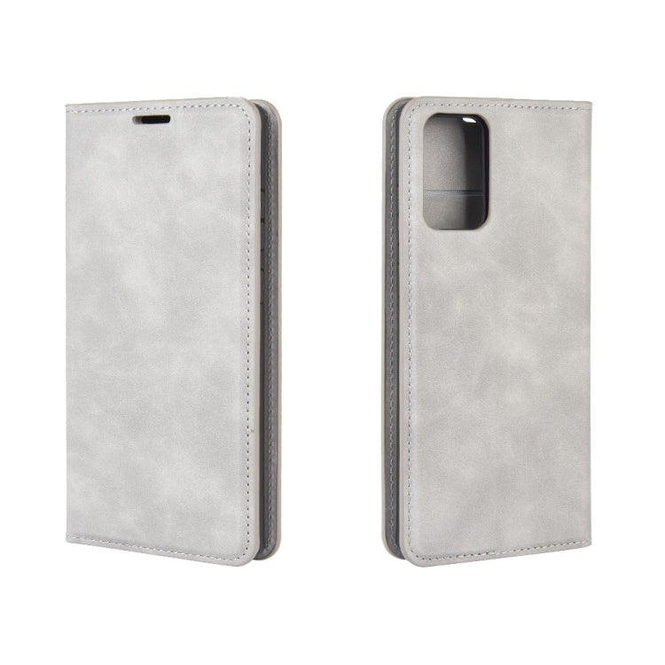 Per Samsung Galaxy Note20 Custodia in pelle con ventosa magnetica da lavoro retro-skin con supporto, slot per carte e portafoglio, For Samsung Galaxy Note20