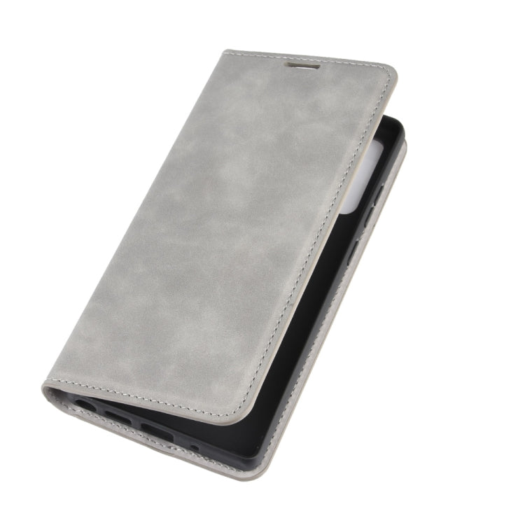 Per Samsung Galaxy Note20 Custodia in pelle con ventosa magnetica da lavoro retro-skin con supporto, slot per carte e portafoglio, For Samsung Galaxy Note20