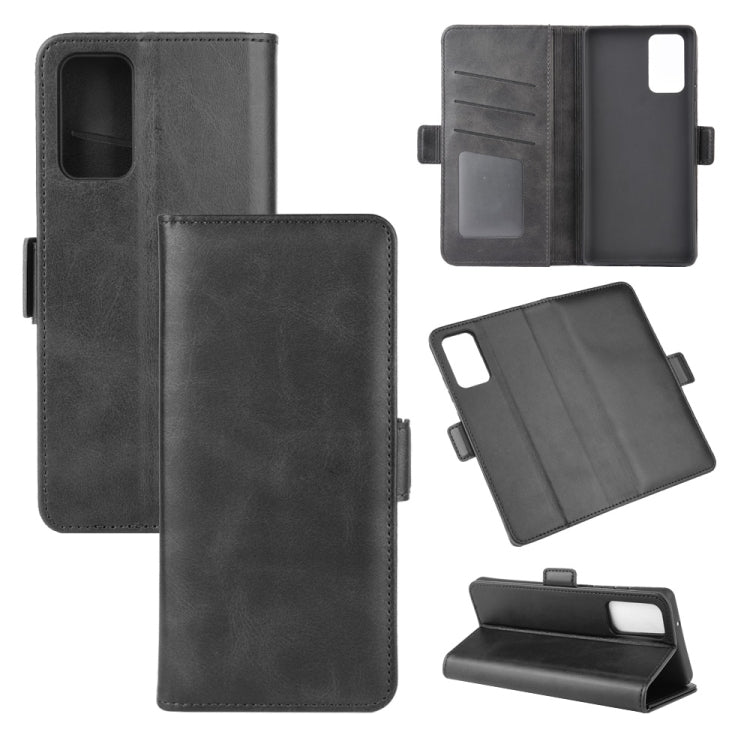 Per Samsung Galaxy Note20 Custodia in pelle a vibrazione orizzontale con fibbia magnetica a doppio lato con supporto, slot per carte e portafoglio, For Samsung Galaxy Note20
