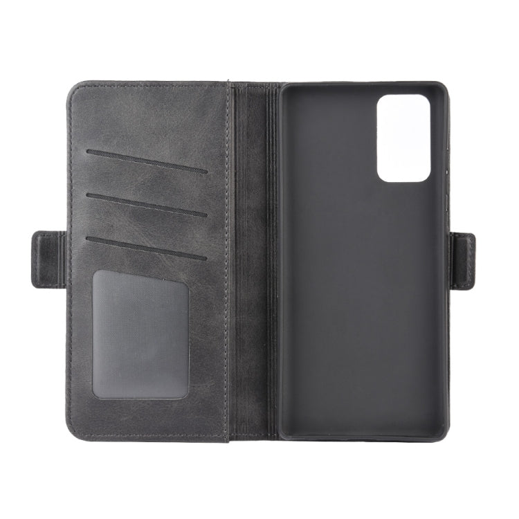 Per Samsung Galaxy Note20 Custodia in pelle a vibrazione orizzontale con fibbia magnetica a doppio lato con supporto, slot per carte e portafoglio, For Samsung Galaxy Note20