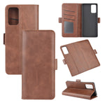 Per Samsung Galaxy Note20 Custodia in pelle a vibrazione orizzontale con fibbia magnetica a doppio lato con supporto, slot per carte e portafoglio, For Samsung Galaxy Note20