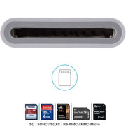 Adattatore lettore schede 8 pin a SD per iOS