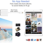 Adattatore lettore schede SD per dispositivi iOS