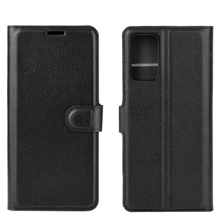 Per Samsung Galaxy Note20 Litchi Texture Custodia protettiva a vibrazione orizzontale con supporto e slot per schede e portafoglio, For Galaxy Note20