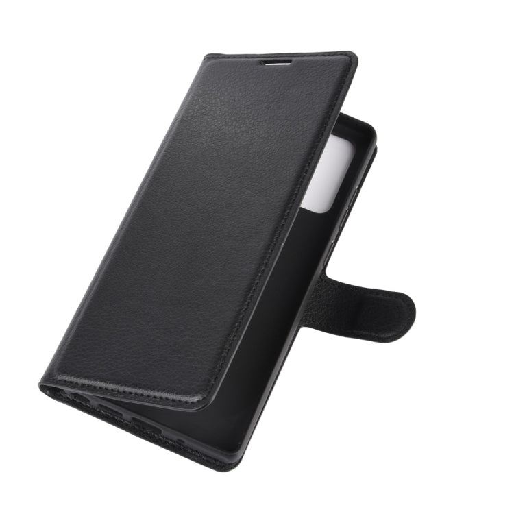 Per Samsung Galaxy Note20 Litchi Texture Custodia protettiva a vibrazione orizzontale con supporto e slot per schede e portafoglio, For Galaxy Note20
