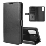 Per Samsung Galaxy Note20 R64 Texture Custodia protettiva a vibrazione orizzontale singola con supporto e slot per schede e portafoglio e cornice per foto, For Samsung Galaxy Note20