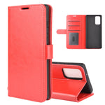 Per Samsung Galaxy Note20 R64 Texture Custodia protettiva a vibrazione orizzontale singola con supporto e slot per schede e portafoglio e cornice per foto, For Samsung Galaxy Note20