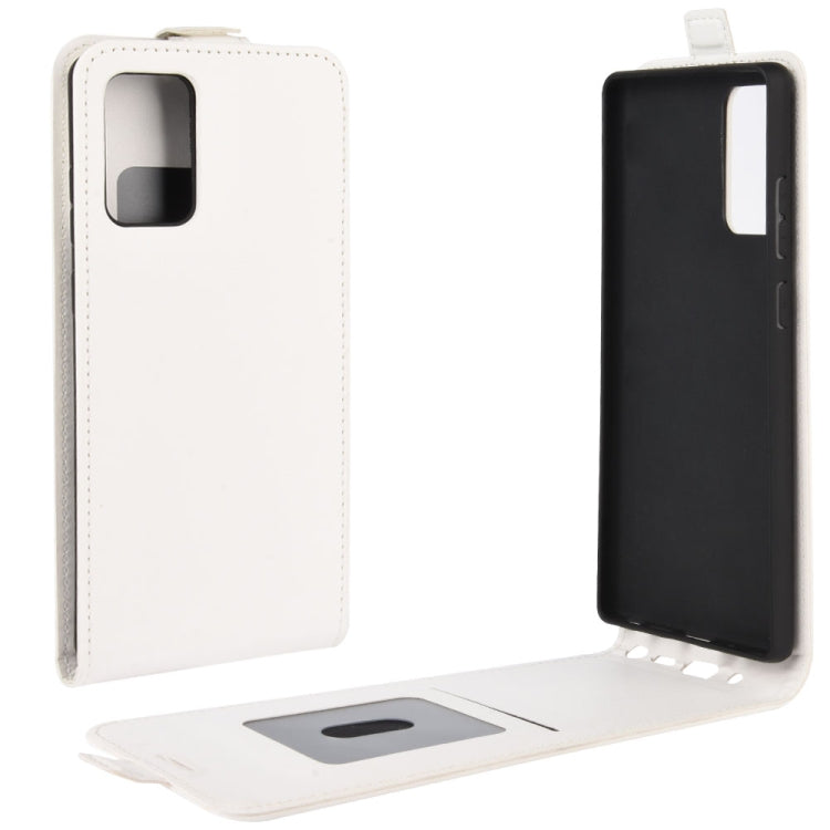 Per Samsung Galaxy Note20 R64 Texture Custodia protettiva in pelle a vibrazione verticale singola con slot per schede e cornice per foto, For Galaxy Note20