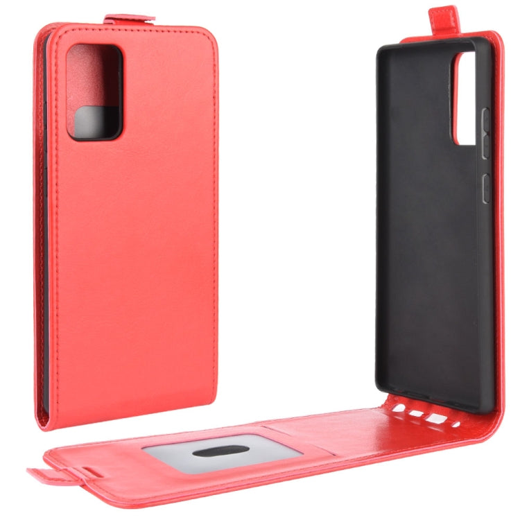 Per Samsung Galaxy Note20 R64 Texture Custodia protettiva in pelle a vibrazione verticale singola con slot per schede e cornice per foto, For Galaxy Note20