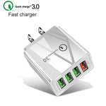 Cavo dati 2 in 1 USB a USB-C 30W QC 3.0 4 porte