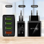Cavo dati USB a Micro USB 1m 30W QC 3.0 4 porte USB