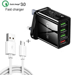 Cavo dati USB a Micro USB 2 in 1 1 metro 30W QC 3.0