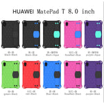 Design a nido d'ape Materiale EVA + PC Guscio protettivo piatto anticaduta a quattro angoli con cinturino, For Huawei MatePad T8 8.0（2020）