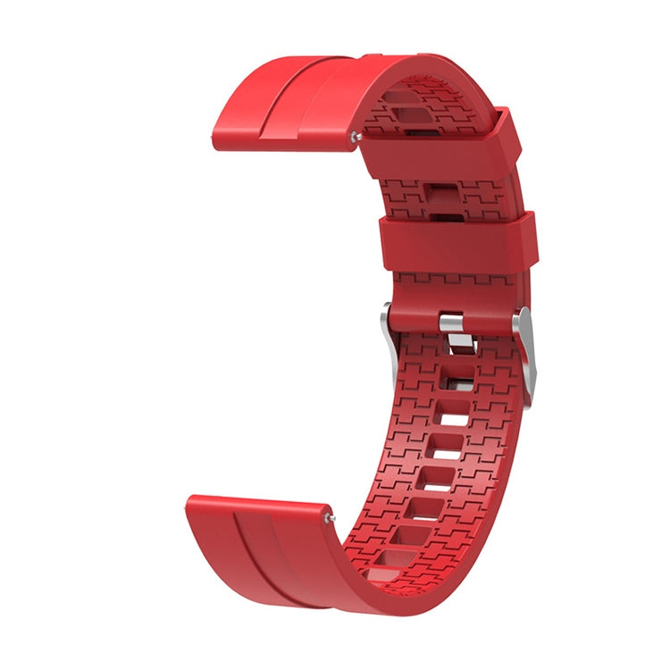 Adatto per Xiaomi Haylou Solar Watch Cinturino in silicone Lunghezza: 21 cm, black, white, mazarine, blue, green, orange, red, pink