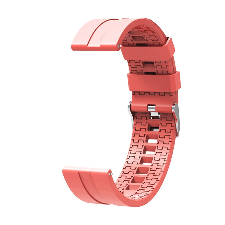 Adatto per Xiaomi Haylou Solar Watch Cinturino in silicone Lunghezza: 21 cm, black, white, mazarine, blue, green, orange, red, pink