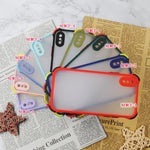Guscio di protezione della pelle anticaduta a quattro angoli in TPU + PC, For iPhone XS/X, For iPhone XS Max