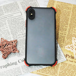 Guscio di protezione della pelle anticaduta a quattro angoli in TPU + PC, For iPhone XS/X, For iPhone XS Max