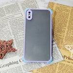 Guscio di protezione della pelle anticaduta a quattro angoli in TPU + PC, For iPhone XS/X, For iPhone XS Max