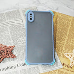 Guscio di protezione della pelle anticaduta a quattro angoli in TPU + PC, For iPhone XS/X, For iPhone XS Max